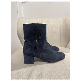 Bottines SARTORE T.EU 38 Suède Bleu