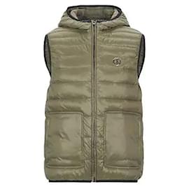 Love Moschino-Men Coats Outerwear-Khaki