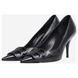 Balenciaga-Black Knife BB pumps - size EU 35.5-Black