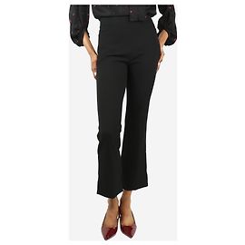 Roland Mouret Pantalons cropped noirs taille haute - taille UK 8 Noir
