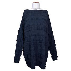 Autre Marque Suéter longo oversized preto Sarah Pacini de lã Preto