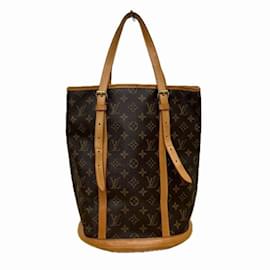 Louis Vuitton-Louis Vuitton Monogram Bucket GM M42236 Shoulder Bag-Brown