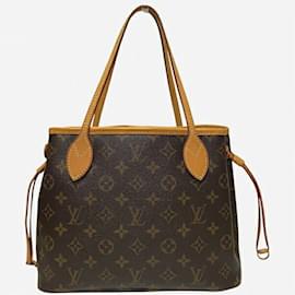 Louis Vuitton-Louis Vuitton Monogram Neverfull PM M40155 Tote Bag-Brown