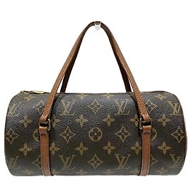 Borsa Louis Vuitton Monogram Old Papillon 26 Marrone