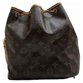 Louis Vuitton-Louis Vuitton Monogram Petit Noe M42226 Shoulder Bag-Brown