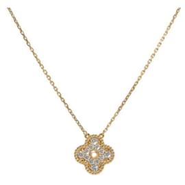 Van Cleef & Arpels-Collier Van Cleef & Arpels Alhambra en or jaune K18YG-Autre