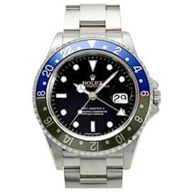 Rolex-Rolex GMT Master II Stick Dial 16710 Black Men's Watch-Other