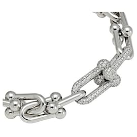 Tiffany & Co-Pulseira charm Medium Link em ouro branco Tiffany HardWear-Outro