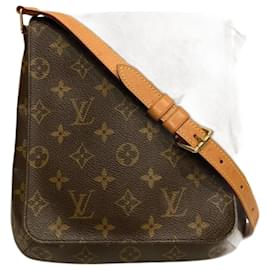 Louis Vuitton-Louis Vuitton Monogram Musette Salsa M51387 Shoulder Bag-Brown