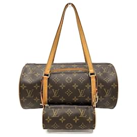Louis Vuitton-Louis Vuitton Monogram Papillon 30 Handbag-Brown