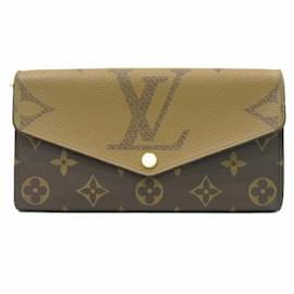 Louis Vuitton-Louis Vuitton Monogram Giant Portefeuille Sarah M80726 Wallet-Brown