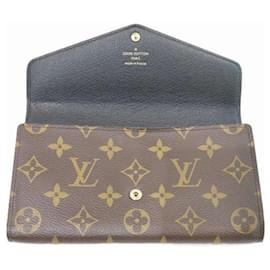 Louis Vuitton-Louis Vuitton Monogram Giant Portefeuille Sarah M80726 Wallet-Brown