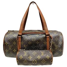 Louis Vuitton-Louis Vuitton Monogram Papillon 30 Handbag-Brown