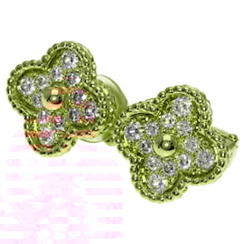 Van Cleef & Arpels-Boucles d'oreilles en diamant Alhambra de Van Cleef & Arpels-Autre