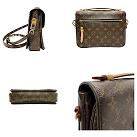 Louis Vuitton-Pochette Metis Louis Vuitton-Marrom