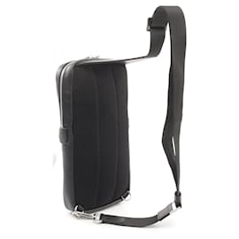 Fendi-Fendi Zucca Leather PVC Waist Bag 7VZ033-Black