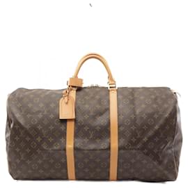 Louis Vuitton-Louis Vuitton Keepall 60 Boston Bag Monogram-Brown