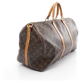 Louis Vuitton-Louis Vuitton Keepall Bandouliere 50 Monogram Bag-Brown