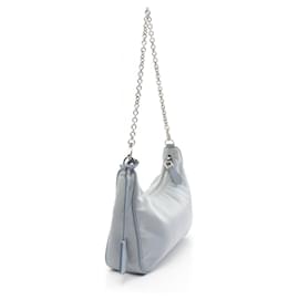 Prada-Prada Re-Edition 2005 Nylon Saffiano Leather Shoulder Bag-Blue