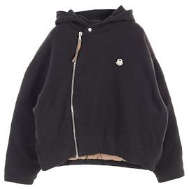 Moncler Genius Palm Angels Giacca a Vento con Cappuccio Nera Nero