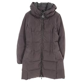 Moncler RENNE Down Jacket Polyester Gray Brown