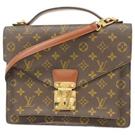 Louis Vuitton-Louis Vuitton Monogram Monceau Handbag-Brown