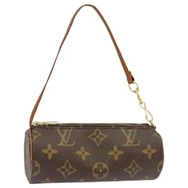Louis Vuitton-LOUIS VUITTON Monogram Papillon Pouch LV Auth 100608-Monogram
