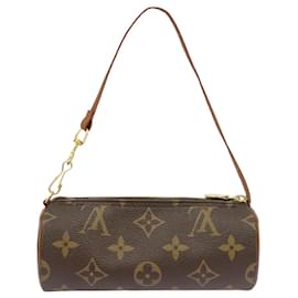 Louis Vuitton-LOUIS VUITTON Monogram Papillon Pouch LV Auth 100608-Monogram