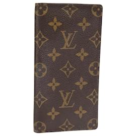 Louis Vuitton-LOUIS VUITTON Monogram Agenda Poche Note Cover R20503 LV Auth 101340-Monogram