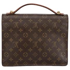 Louis Vuitton-LOUIS VUITTON Monogram Monceau 28 Hand Bag 2way M51185 LV Auth 95822-Monogram