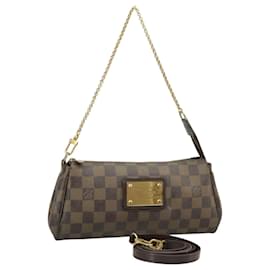 Louis Vuitton-LOUIS VUITTON Damier Ebene Eva Shoulder Bag 2way N55213 LV Auth 100556-Other