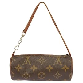 Louis Vuitton-LOUIS VUITTON Monogram Papillon Pouch LV Auth 100599-Monogram