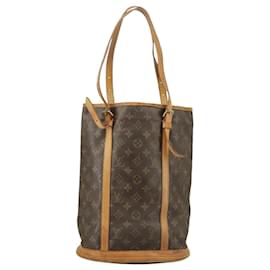 Louis Vuitton-LOUIS VUITTON Monogram Bucket GM Shoulder Bag M42236 LV Auth 101212-Monogram