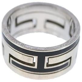 Hermès-HERMES Move Ash Ring Ag925 Silver Auth bs20301-Silvery