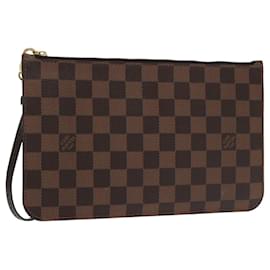 Louis Vuitton-LOUIS VUITTON Damier Ebene Neverfull MM Pouch Accessory Pouch LV Auth mr727-Other