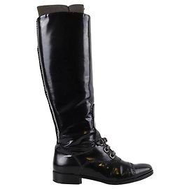 Carven Leather boots Black