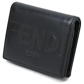 Fendi-Fendi Bi-fold Small Wallet-Black