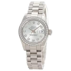 Rolex-Rolex 179136G Datejust Platinum Ladies Watch-Other