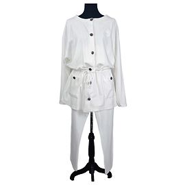 Macacão branco vintage Pierre Cardin Branco