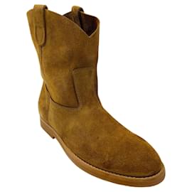 Botas de ante color tan Re/Done Camello