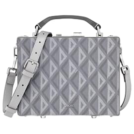 Christian Dior-Dior Lock cd diamond bag-Grey