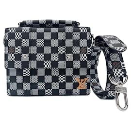 Louis Vuitton-Sac messager souple Louis Vuitton trunk déformé damieR-Multicolore