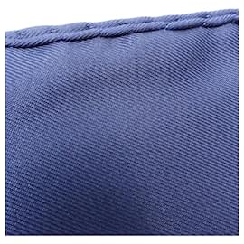 Hermès-Hermes Kare 90 Silk Scarf in Navy-Navy blue