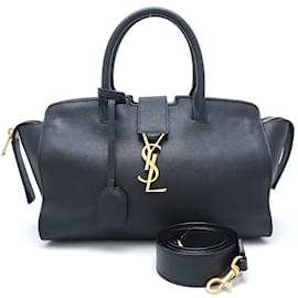 Yves Saint Laurent Downtown Baby 2-Wege Tasche Schwarz