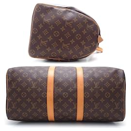 Louis Vuitton-Louis Vuitton Monogram Keepall 45 Boston Bag-Brown,Monogram