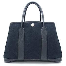 Hermès-Hermes Garden Party TPM Handbag-Black