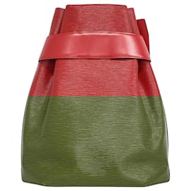 Louis Vuitton-Louis Vuitton Bucket Shoulder Bag-Red