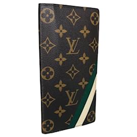 Louis Vuitton-Louis Vuitton Brazza Wallet-Brown