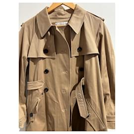 Dior-DIOR  Coats T.FR 36 Cotton-Beige
