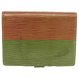 Louis Vuitton-LOUIS VUITTON Cyber Epi Agenda PM Day Planner Cover Orange M99081 LV Auth 103812-Orange